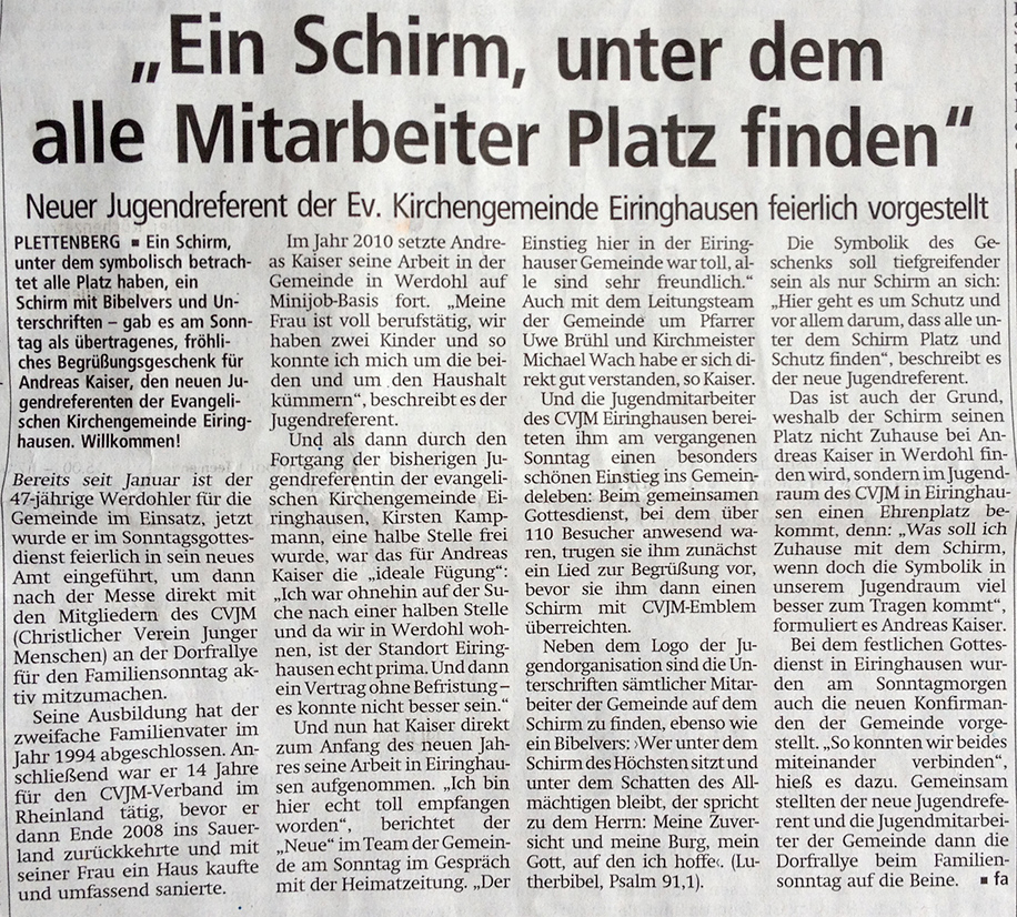 zeitungsartikel